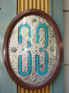 Club 33 sign outside the door