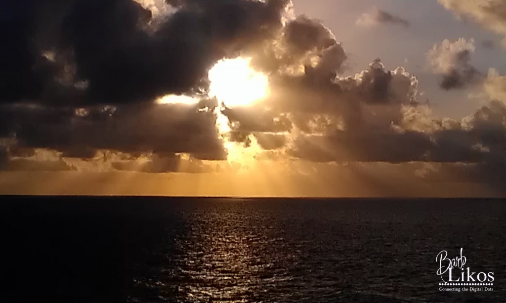 Sunset picture taken on Disney Fantasy Cruise 