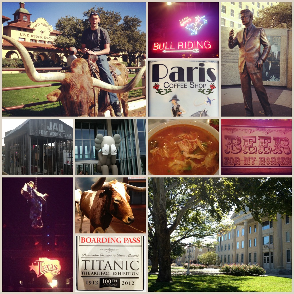 Dallas Forth Worth Itinerary Photo Collage