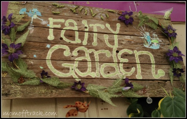 Fairy Garden Sign Mom Off Track, Fairy Garden Sign Ideas