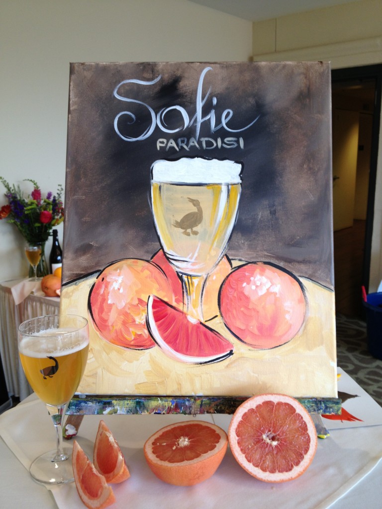 Sophie Beer Painting #gooseco