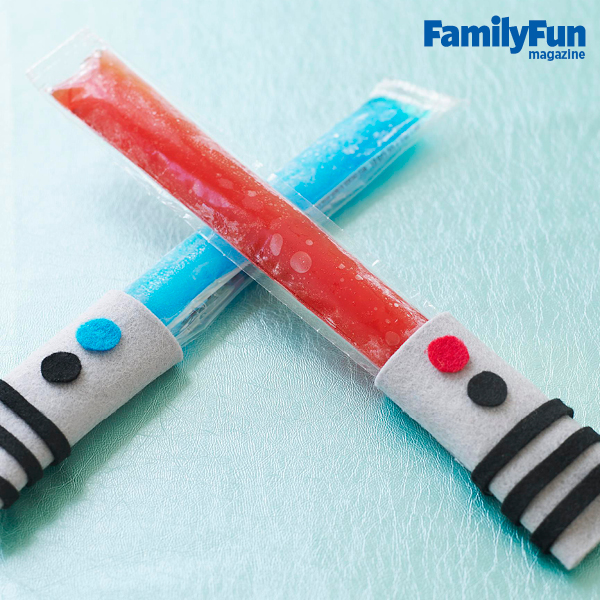 4th of July Snack Idea freezer pops