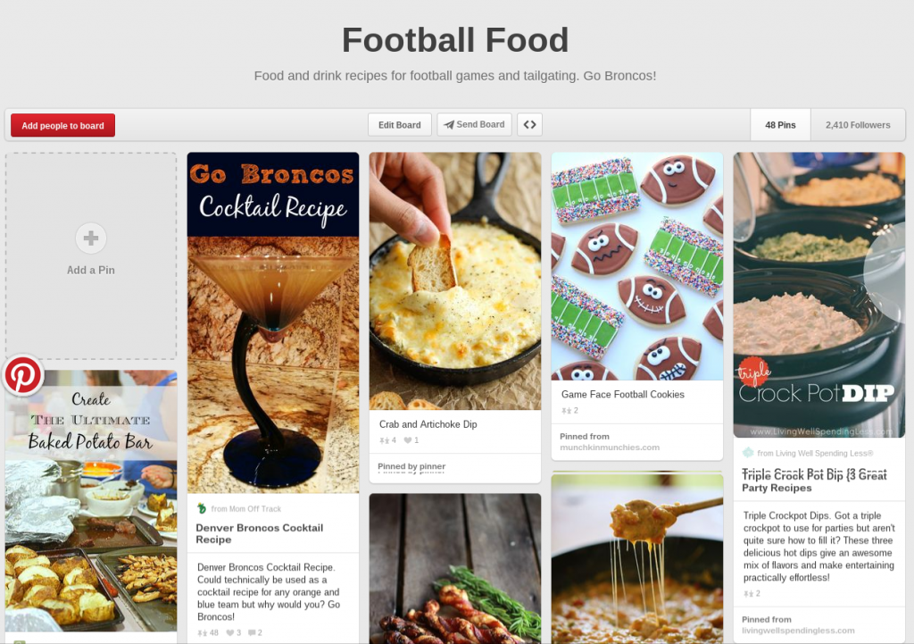Football Food on Pinterest