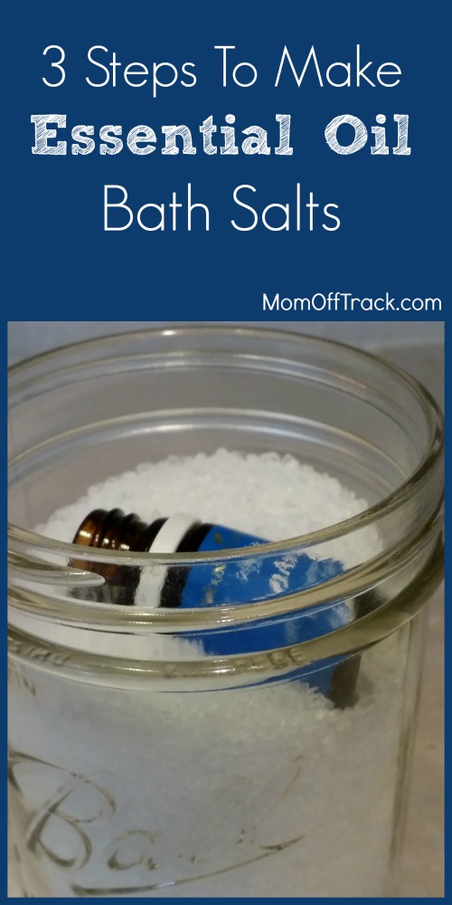 How to make essential oil bath salts. Super easy method. 