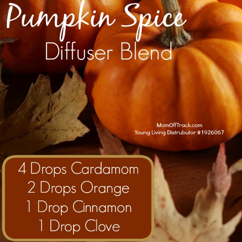 This pumpkin spice diffuser blend smells just like pie baking in the oven!