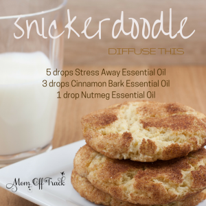This snickerdoodle essential oil diffuser recipe is so yummy smelling. Skip the mess and calories of baking cookies and put this in the diffuser instead.