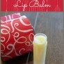 Simple, Small Batch Peppermint Lip Balm Recipe | Christmas Crafts