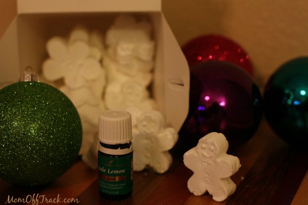 These essential oil fragrance stones rock. Such an easy essential oils recipe. Use these scent stones in the garbage can, stinky shoes and so many more ideas in the post. 