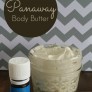 This is one of my favorite Young Living Essential Oils Recipes. Although this one uses Panaway oil you can learn how to make any blend with the DIY body butter tutorial.