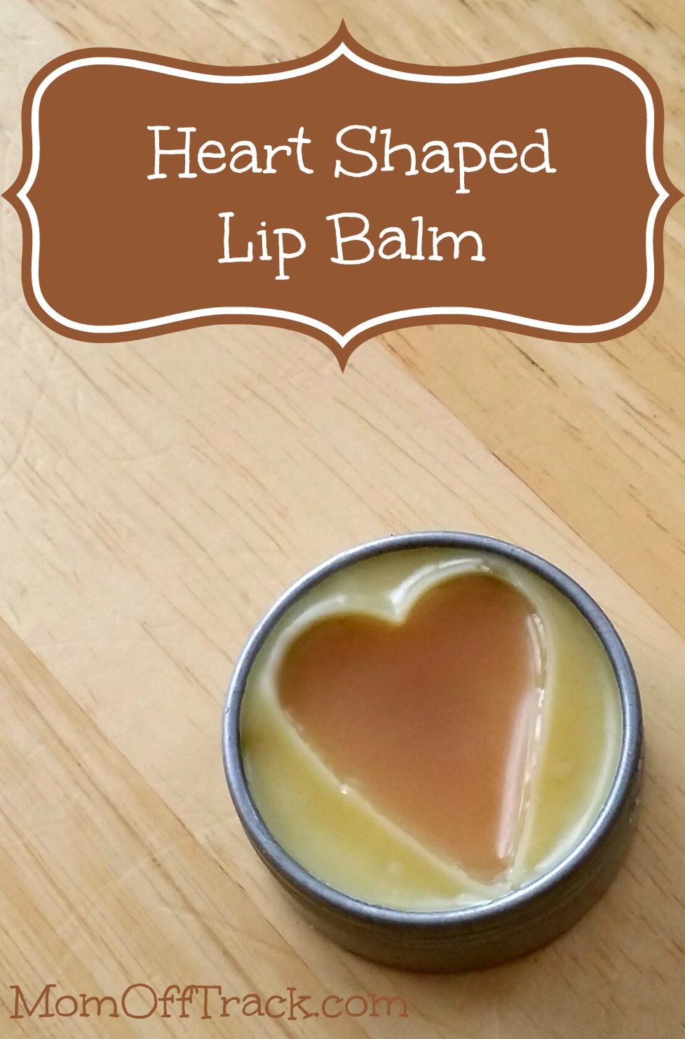 heart shaped lip balm