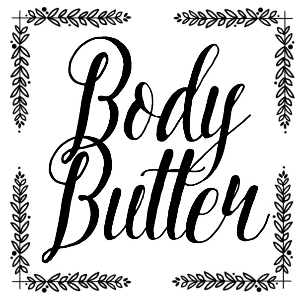 DIY body butter labels 