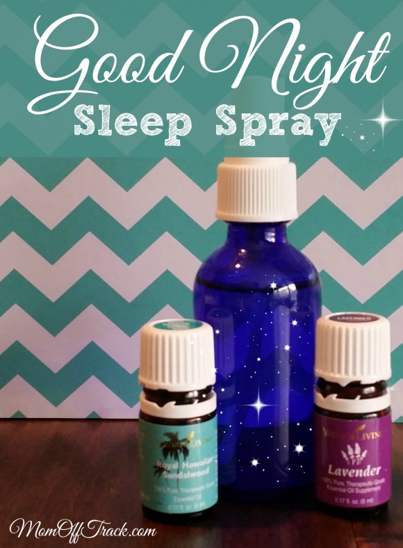 One of my favorite essential oil uses is sleep spray. This one uses lavender oil and sandalwood oil for an awesome nighttime scent.