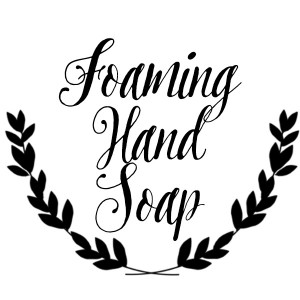 DIY foaming hand soap labels