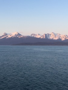 Inside Passage Alaskan Cruise: View from our balcony