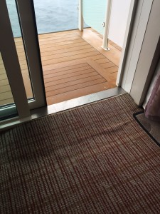 Celebrity Solstice Wheelchair Accessible Balcony Cabin 7143: Access to balcony