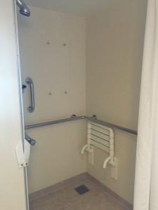 Celebrity Solstice Wheelchair Accessible Balcony Cabin 7143: shower