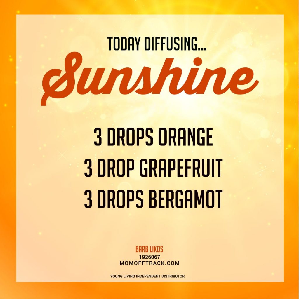 Bring some Sunshine in with this essential oil diffuser recipes for summer