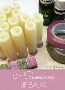 Love this super fun and easy diy summer lip balm using Spearmint and Lime essential oils. Yum!