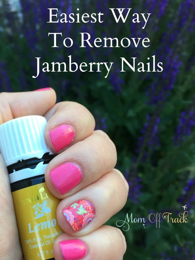 Love doing your nails with Jamberry but having a hard time getting those gorgeous nail designs off?  This super easy method to remove nail art really surprised me.  