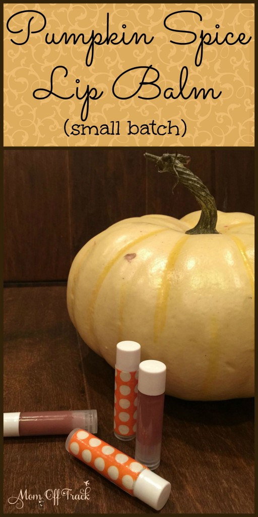 Love this pumpkin spice lip balm essential oils recipe. Perfect for Fall and really easy to make. 