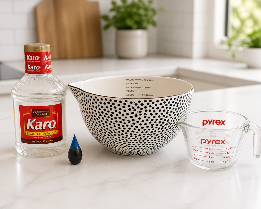 hard candy ingredients on kitchen counter