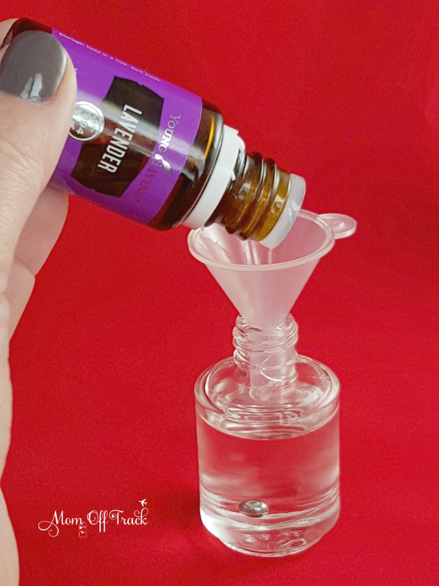 DIY nail strengthener with essential oils. So easy to make and works like a charm. 