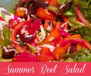 This summer beet salad is one of my all time favorite recipes.
