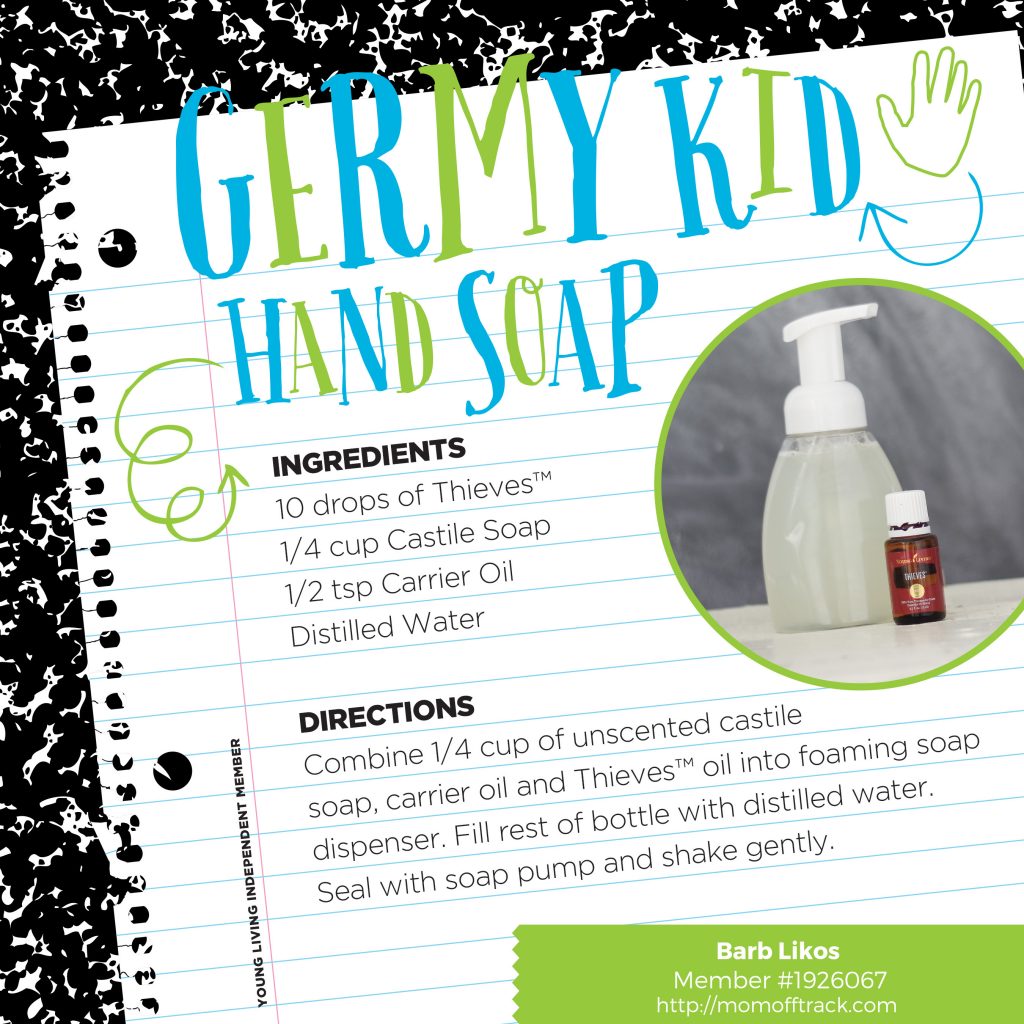 Make your own germy kid hand soap