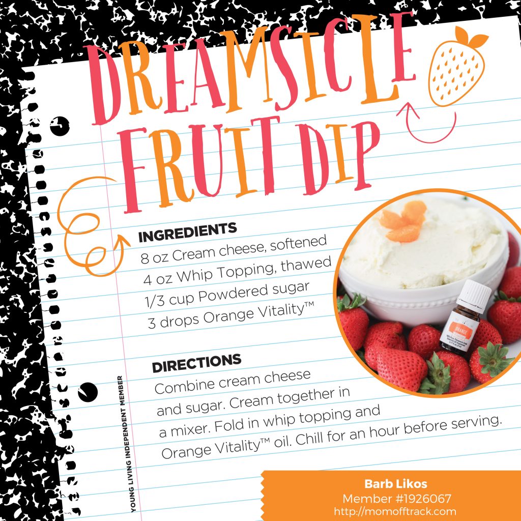 This dreamsicle fruit dip recipe makes the perfect afternoon snack!