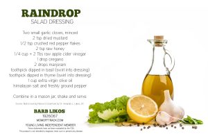 Love this salad dressing made with my favorite essential oils.