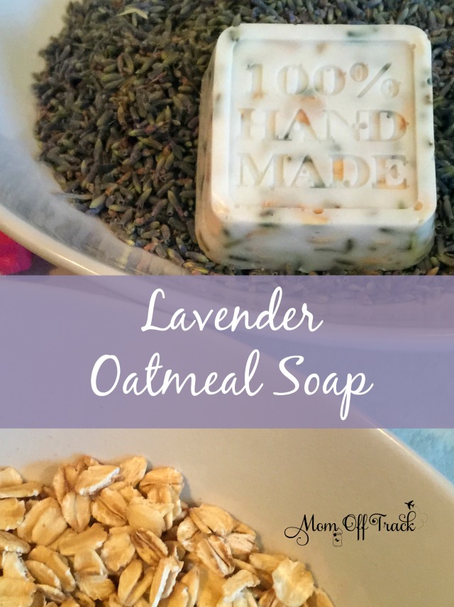 This DIY lavender oatmeal soap is so simple to make and smells heavenly. 