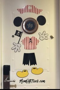 Disney Cruise Door Decoration Pirate Mickey