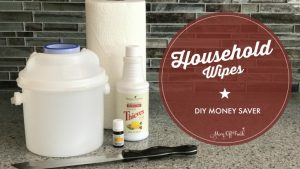 These DIY Cleaning Wipes with Thieves and Lemon Essential Oil are so easy and inexpensive to make.