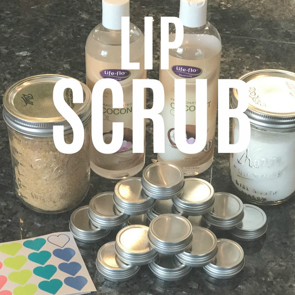 This super simple lip scrub is a great Make and Take DIY beauty addition for smooth lips. 