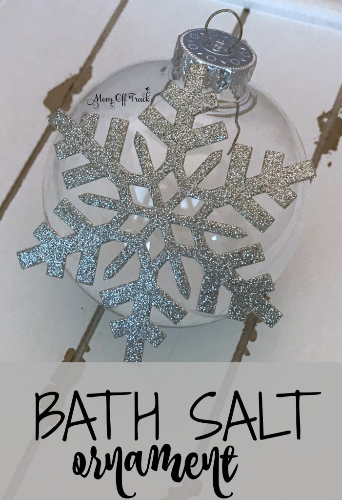 Cute Christmas Gifts with Essential Oils-Bath Salts Ornament