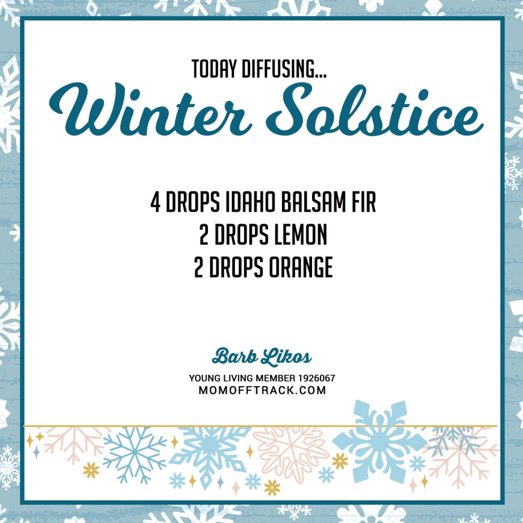 Winter Essential Oil Diffuser Blends with Recipes