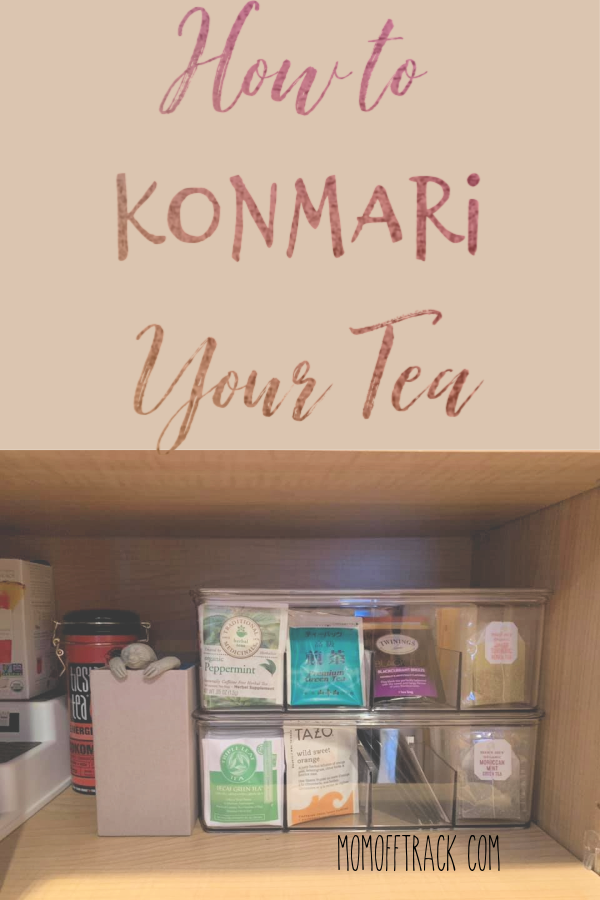 how to konmari your tea bags