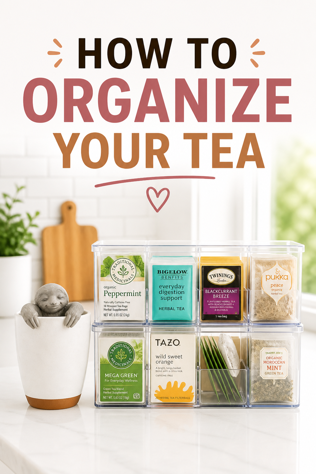 Simple Tea Bag Organization That Actually Works 1 how to organize yoru tea pin