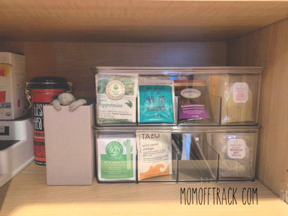 konmari tea organizer