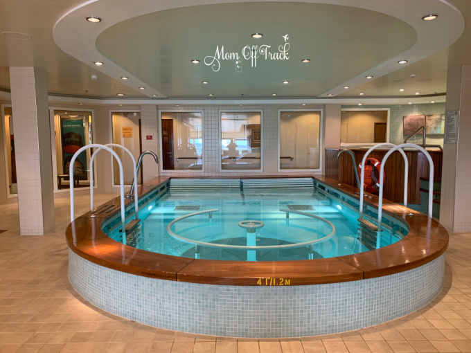 Norwegian Pearl Thermal Suite Thalassotherapy pool with jets off