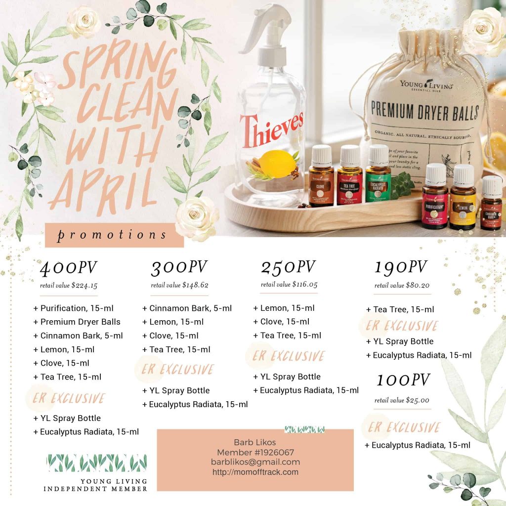 April 2020 Young Living Deals