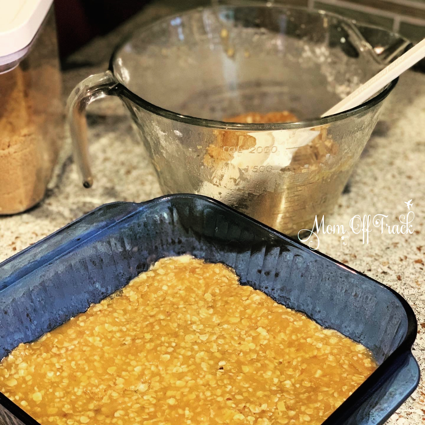 caramel recipe - oatmeal crust
